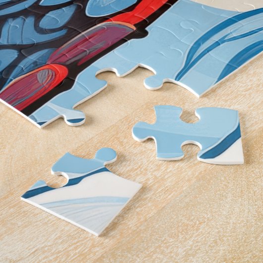 機械式フクロウ ジグソーパズル (側面)