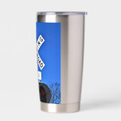 機械式ベル付き踏切 保温保冷タンブラー (左面)