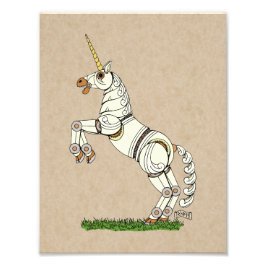 機械式ユニコーン フォトプリント           