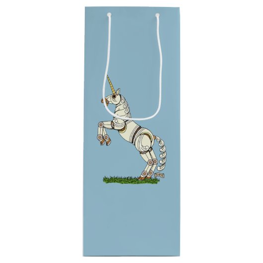 機械式ユニコーン ワインギフトバッグ (正面)