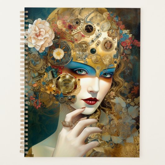 機械式レディーロボットファンタジーSci-Fi プランナー手帳 (正面)