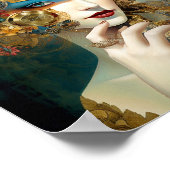 機械式レディーロボットファンタジーSci-Fi ポスター (角)