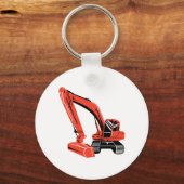 機械式掘削機建築 キーホルダー (正面)
