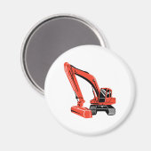 機械式掘削機建築 マグネット (正面/裏面)