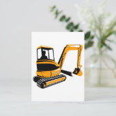 機械式掘削機 ポストカード (スタンド正面)