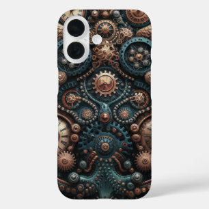 機械式翼とフローラギア iPhone 16ケース
