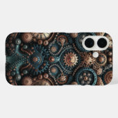 機械式翼とフローラギア Case-Mate iPhoneケース (裏面 (横))