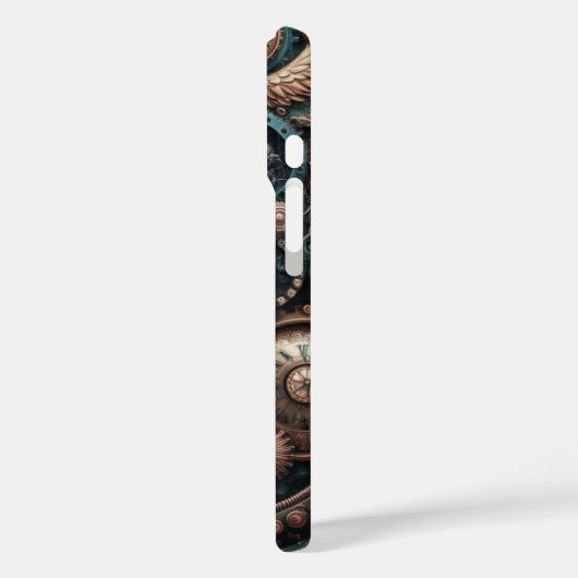 機械式翼とフローラギア Case-Mate iPhoneケース (裏面 / 左)