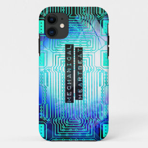 機械心拍の場合のシンプル iPhone 11 ケース