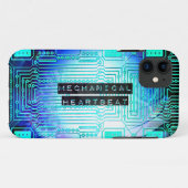 機械心拍の場合のシンプル Case-Mate iPhoneケース (裏面(横))