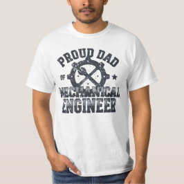 機械技師の父です Tシャツ