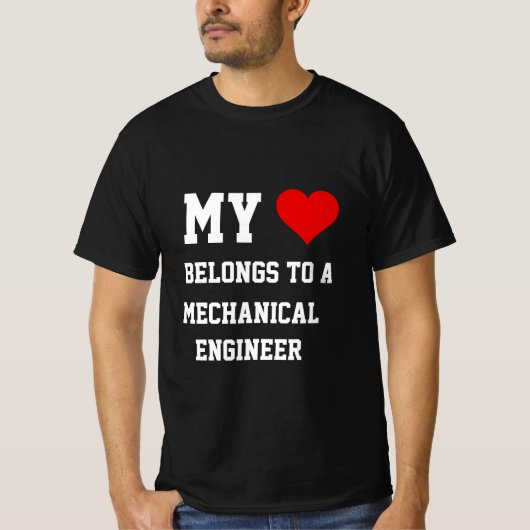 機械技師のTシャツ Tシャツ (正面)