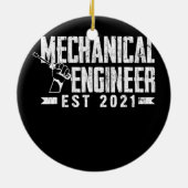 機械技術者のおもしろいエンジニアリング図 セラミックオーナメント (裏面)