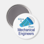 機械技術者のために大声で叫ぶ マグネット (正面/裏面)