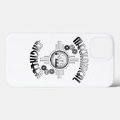 機械技術者のギア Case-Mate iPhoneケース (裏面 (横))