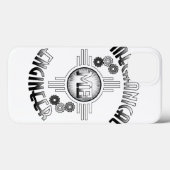 機械技術者のギア Case-Mate iPhoneケース (裏面 (横))