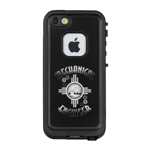 機械技術者のギア LifeProof iPhoneケース (裏面)