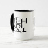 機械技術者キャラクター マグカップ (正面左)