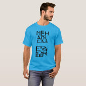 機械技術者キャラクター Tシャツ (正面フル)