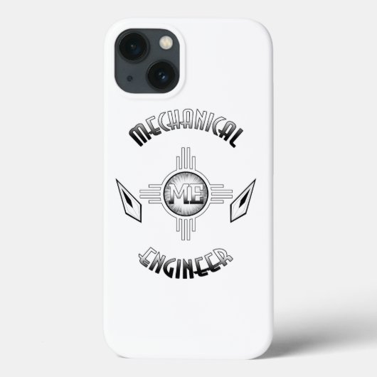 機械技術者レトロ Case-Mate iPhoneケース (裏面)