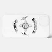 機械技術者レトロ Case-Mate iPhoneケース (裏面 (横))