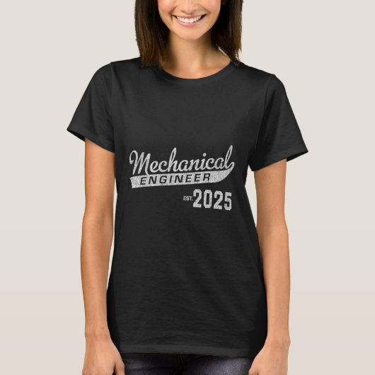 機械技術者卒業2025 Tシャツ (正面)