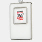 機械技術者 シルバープレートフレームオーナメント (左)