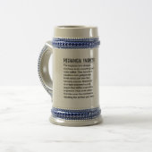 機械技術者 ビールジョッキ (正面左)