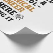 機械技術者 ラッピングペーパー (角)