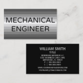 機械技術者 名刺 (正面/裏面)