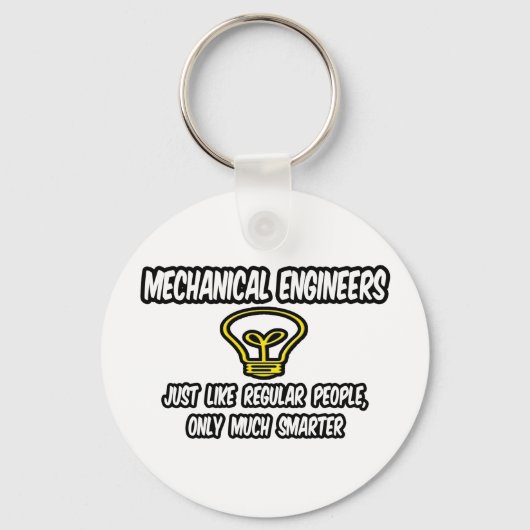 機械技術者…普通の人だけ頭が切れる キーホルダー (正面)