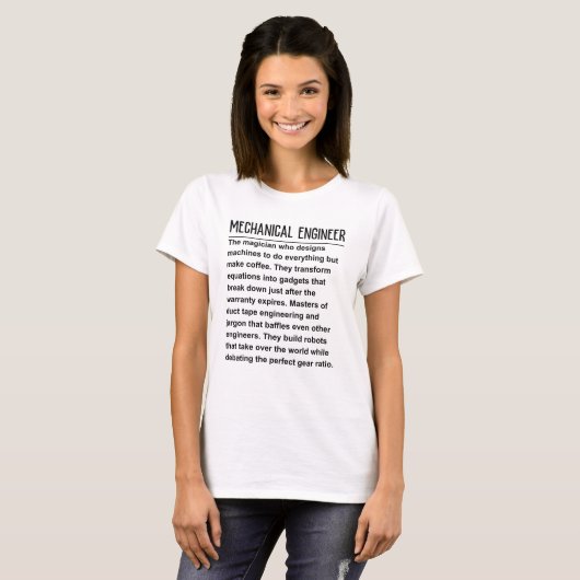 機械技術者 Tシャツ (正面フル)