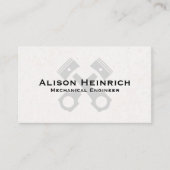 機械技術 |ピストン 名刺 (正面)