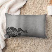 機械損傷の金属の背景 ランバークッション (ブランケット)