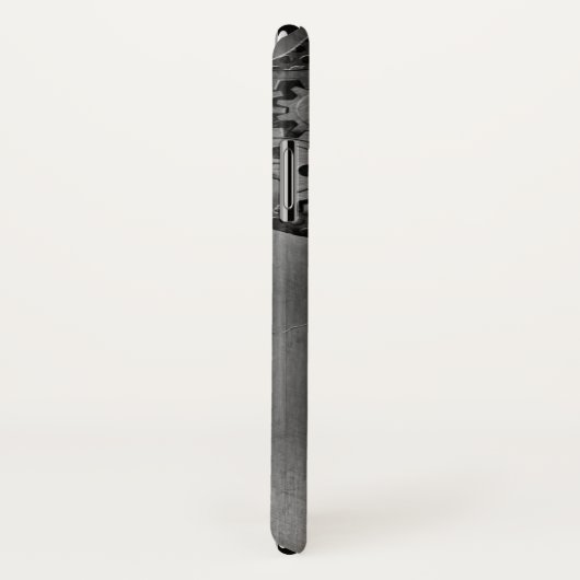 機械損傷の金属の背景 Case-Mate iPhoneケース (裏面/右)