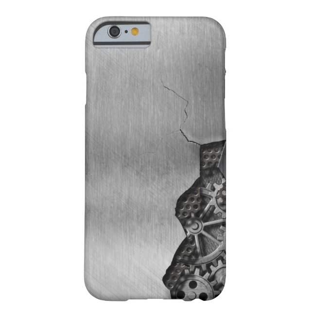 機械損傷の金属の背景 Case-Mate iPhoneケース (裏面)