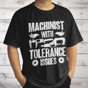 機械操作者 寛容さに問題あり Tシャツ