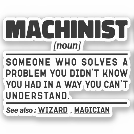 機械教名詞誕生日クールパパ父おもしろい日 シール (正面)