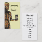 機械時間 名刺 (正面/裏面)