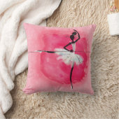 機械段のバレリーナ クッション (ブランケット)