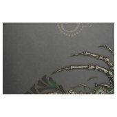 機械的なエレガンス、暗闇の中のクモ。 ファブリック (ファットクウォーター)