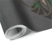 機械的なエレガンス、暗闇の中のクモ。 ラッピングペーパー (ロールコーナー)