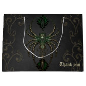 機械的なエレガンス、暗闇の中のクモ。 ラージペーパーバッグ (正面)