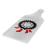 機械的なギアクリスマスストッキング カッティングボード (角)