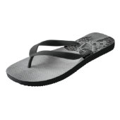 機械的な損傷を受けた金属の背景 ビーチサンダル (アングル)