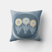 機械的な花 クッション (裏面)