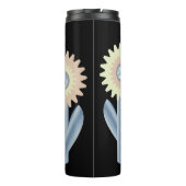 機械的な花 タンブラー (裏面)