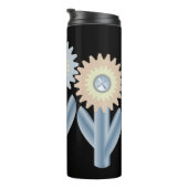 機械的な花 タンブラー (回転右)