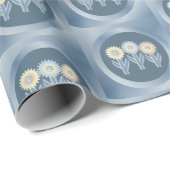 機械的な花 ラッピングペーパー (ロールコーナー)