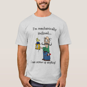 機械的に傾向がある Tシャツ